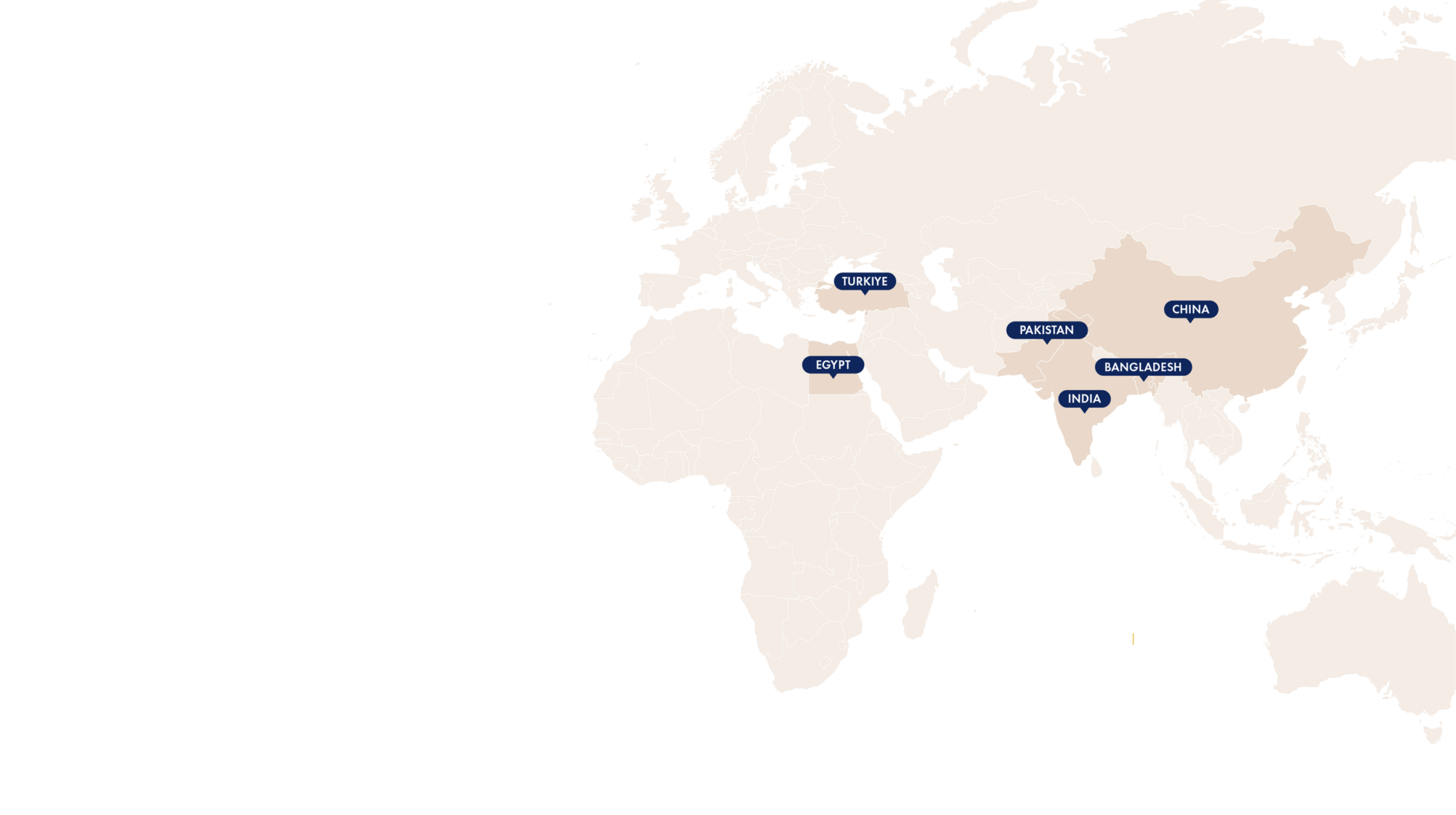 Impact Report 2025 Countries Map
